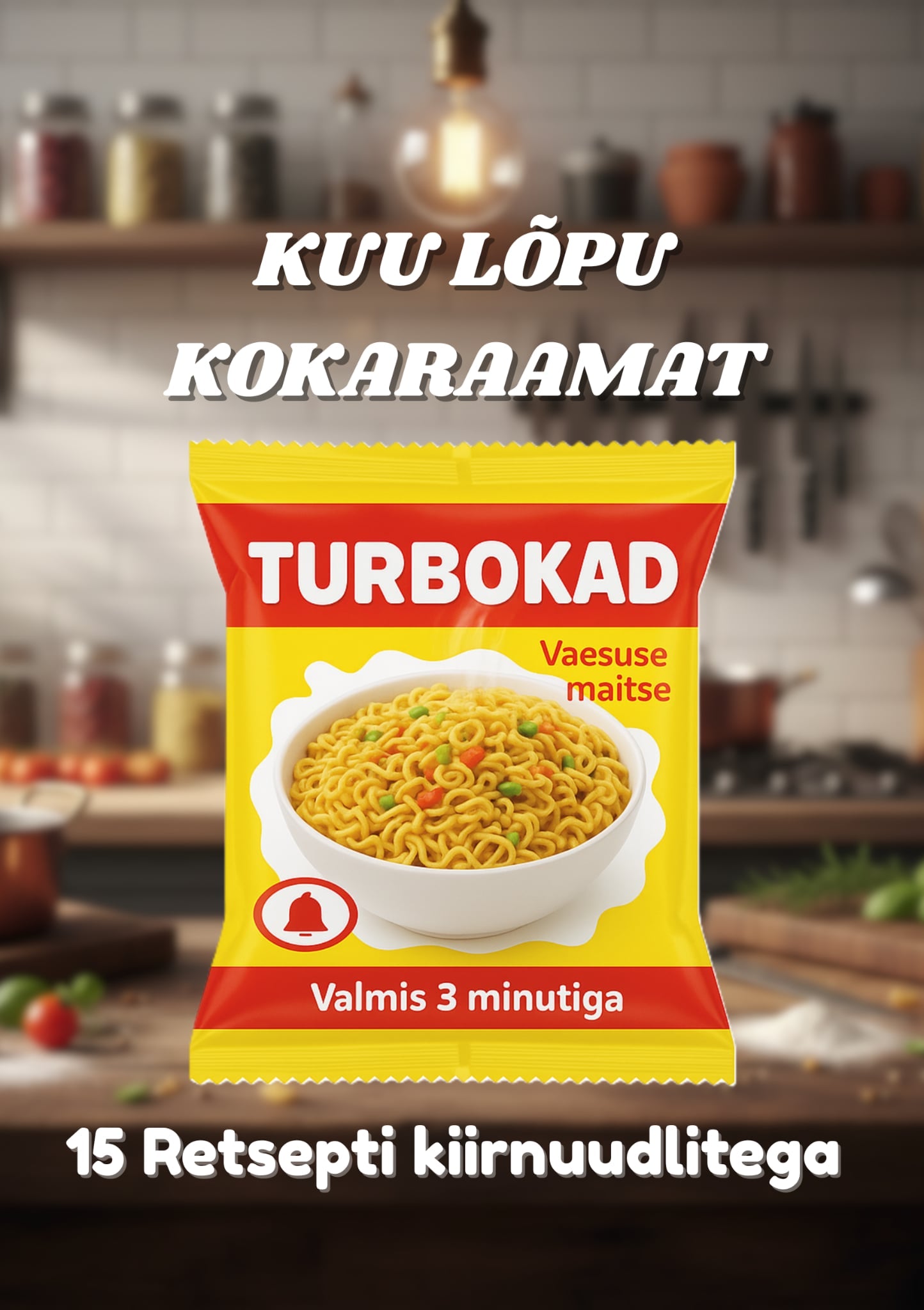 Kuu lõpu kokaraamat - 15 retsepti kiirnuudlitega