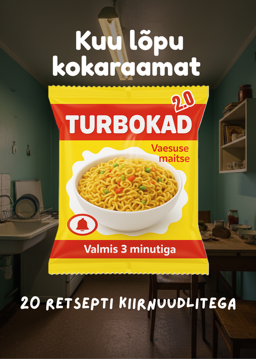 Kuu lõpu kokaraamat - 20 retsepti kiirnuudlitega