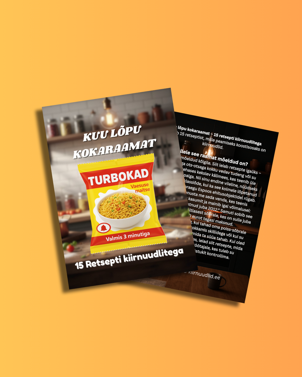 Kuu lõpu kokaraamat - 15 retsepti kiirnuudlitega